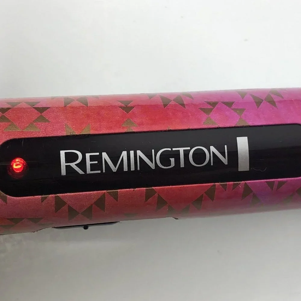Remington 1" Flat Iron S1520 Ceramic Plate 400 F 30 Second Heat Up Purple Aztec - Picture 12 of 12
